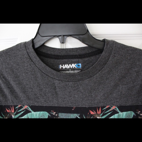 Tony Hawk | men’s graphic tee gray and floral - Picture 6 of 7